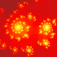 red fractal sprial